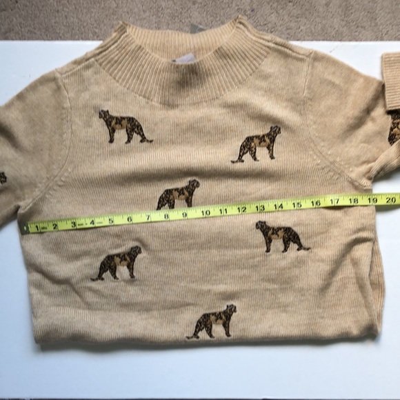 Chico’s Cheetahs on the prowl Sweater Small - Picture 14 of 14